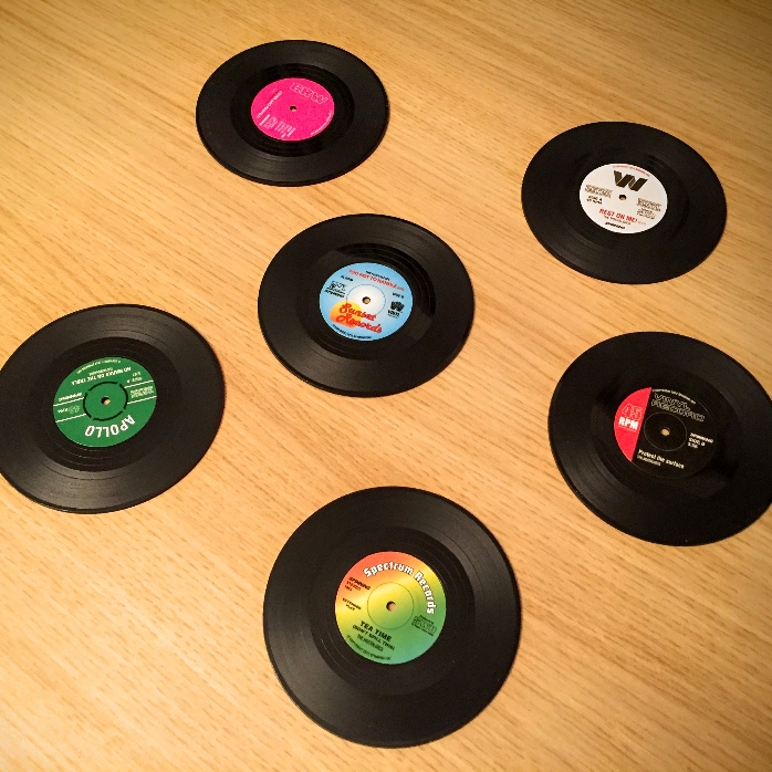 Suport pahare disc vinil