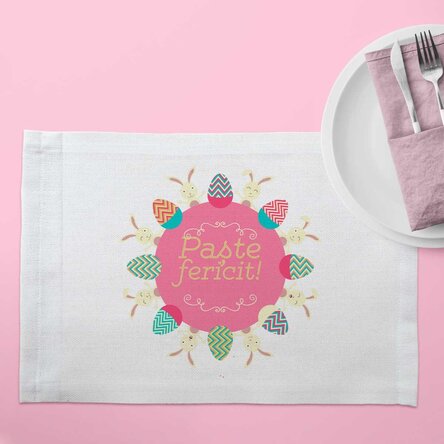 Személyre szabott tányértartó - Húsvéti nyuszi