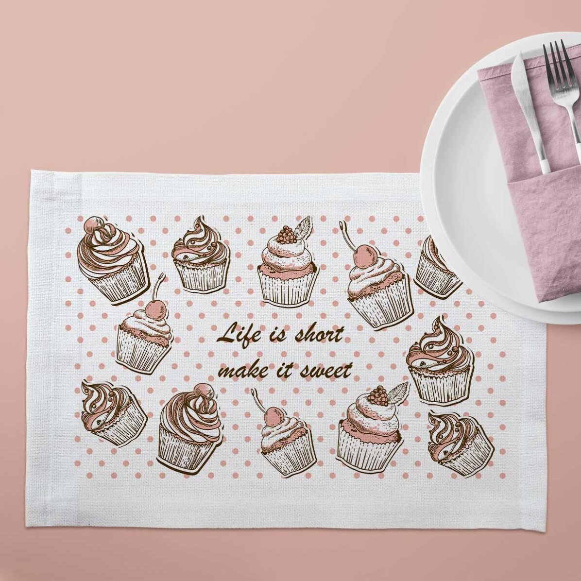 Suport pentru farfurie personalizat - Sweet life