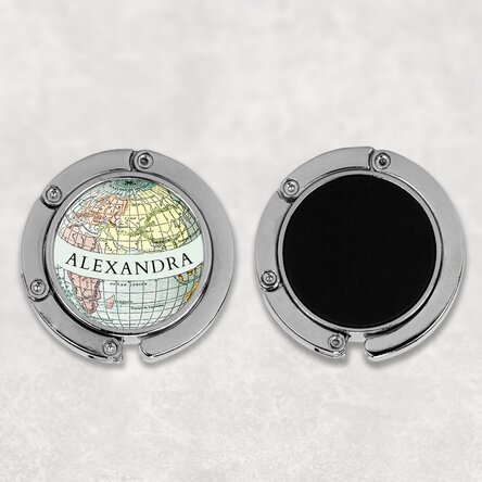 Suport geantă pentru masă personalizat cu nume  - În jurul lumii