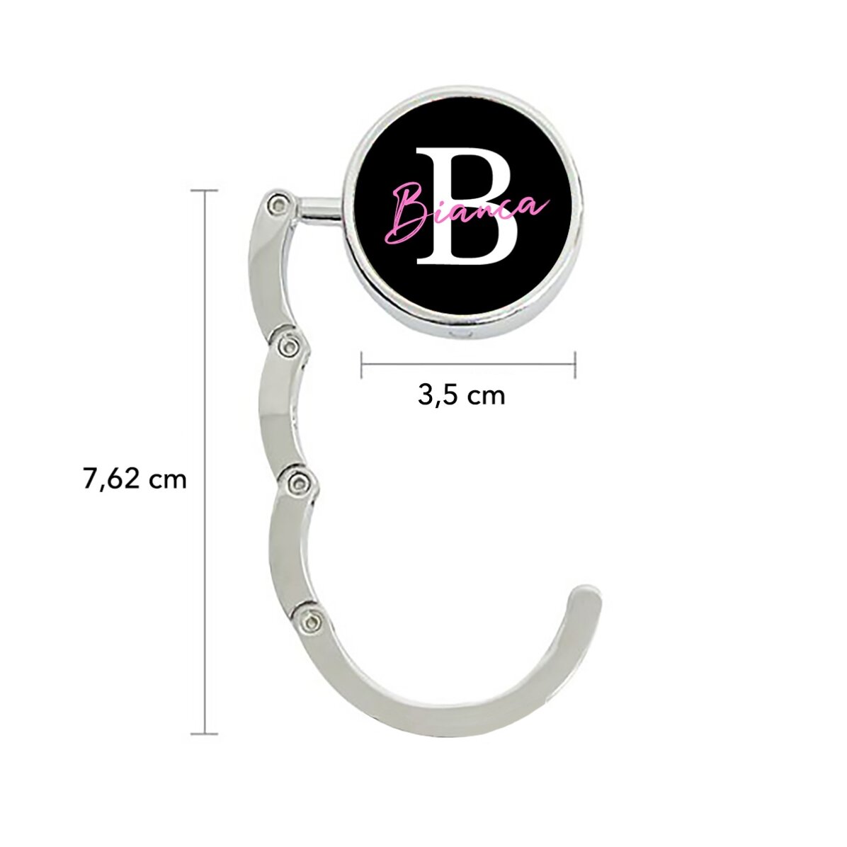 Suport geantă pentru masă personalizat cu nume și inițială