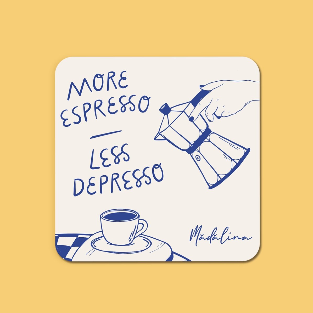 Névvel személyre szabott pohártartó – More espresso