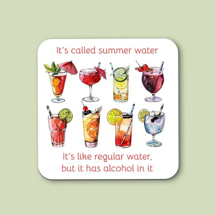 Suport pentru pahar personalizat cu text - Drinks