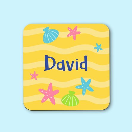 Suport pentru pahar personalizat cu text pentru copii - Summer