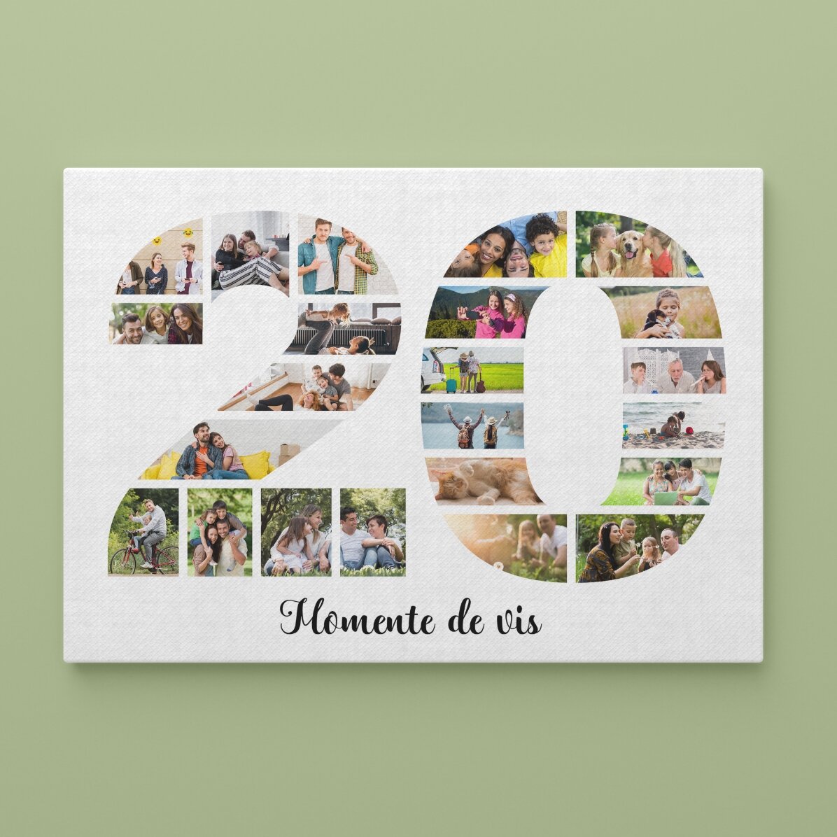 Tablou landscape personalizat cu poze și text - 20