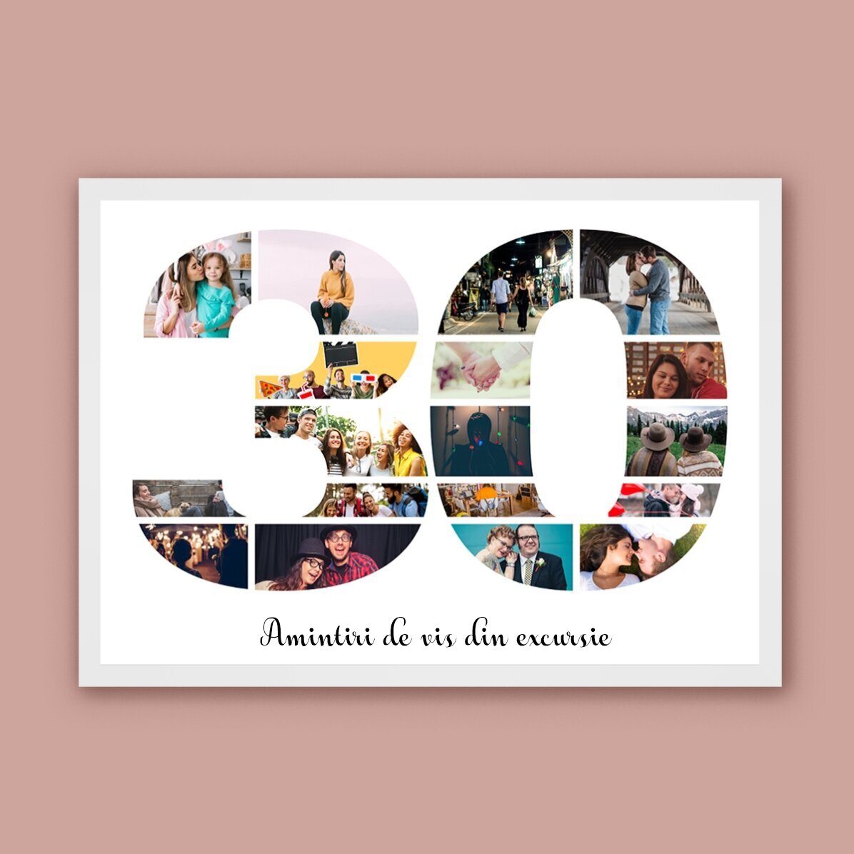 Személyre szabott tájkép fotókkal és szöveggel - 30