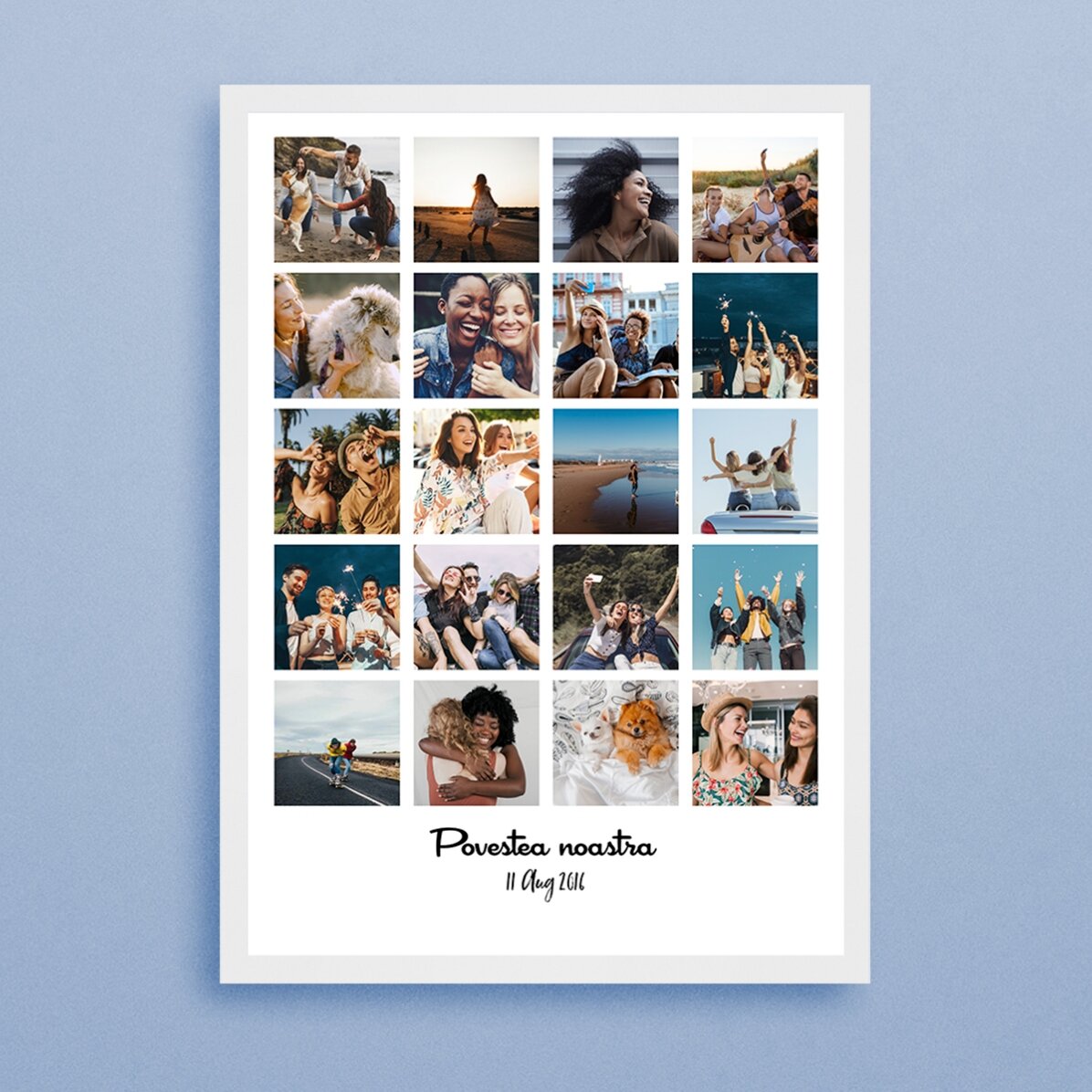 Tablou personalizat cu 20 de poze