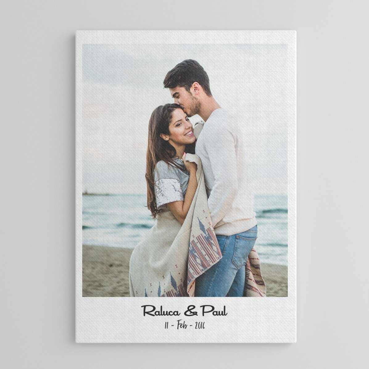 Tablou personalizat cu o poză și text