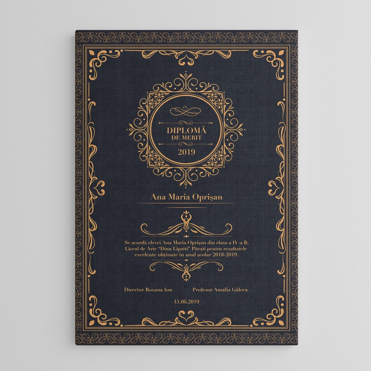 Tablou personalizat - Diplomă