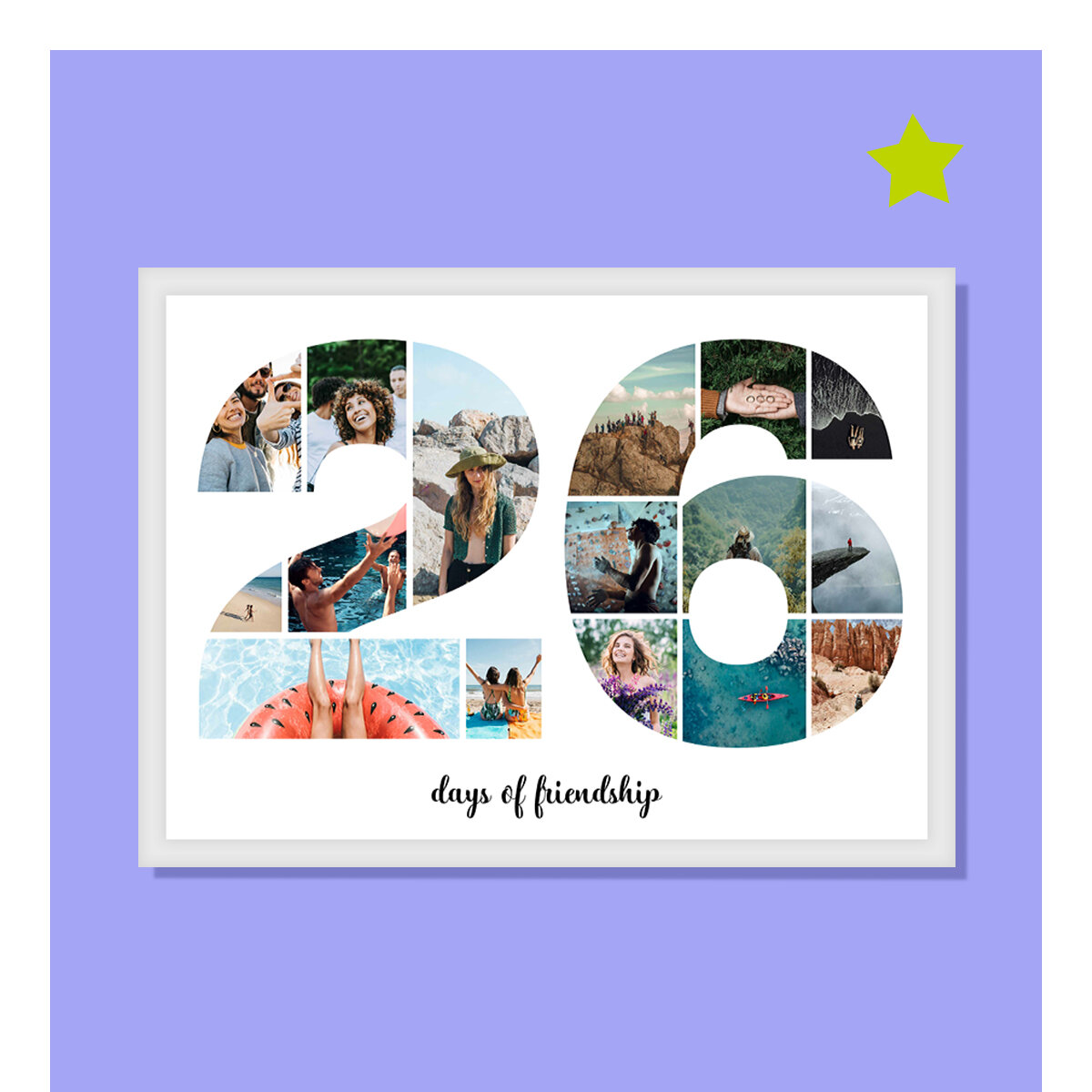 Személyre szabott festmények és keretek - születésnap