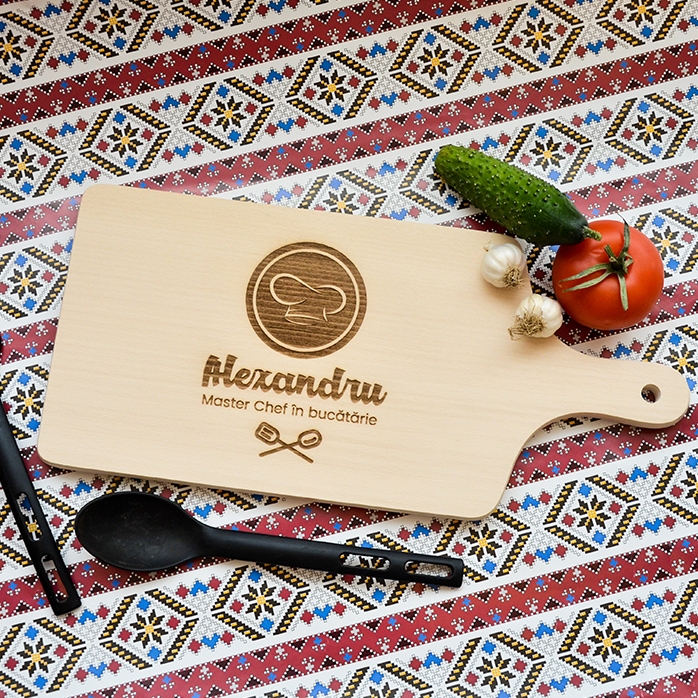 Tocător personalizat - Master Chef în bucătărie