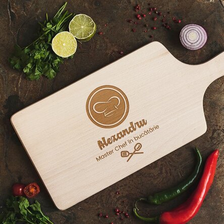 Tocător personalizat - Master Chef în bucătărie