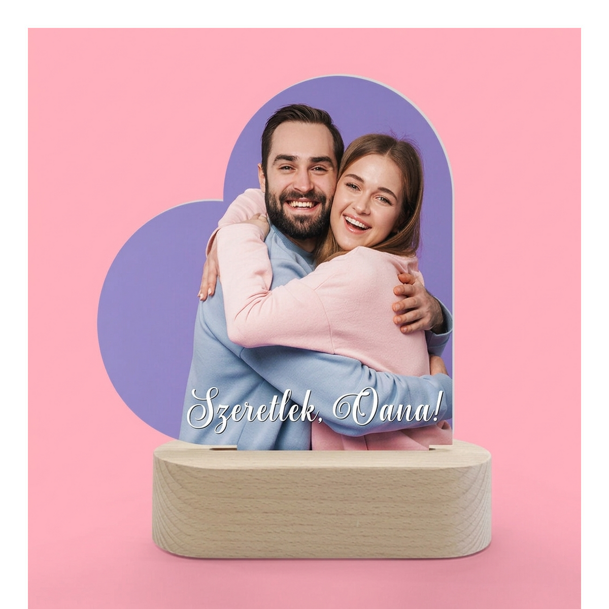 Személyre szabott LED éjszakai lámpa