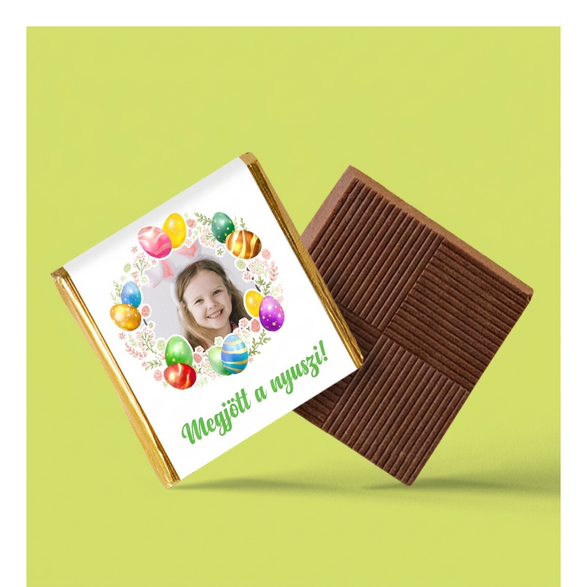 Személyre szabott mini csokoládé húsvétra