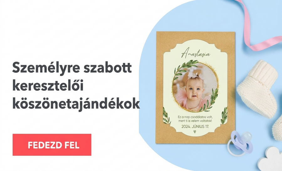 Személyre szabott keresztelői ajándékok