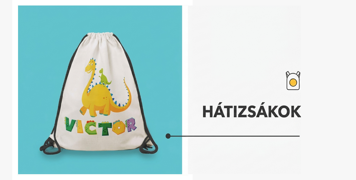 Személyre szabott hátizsákok