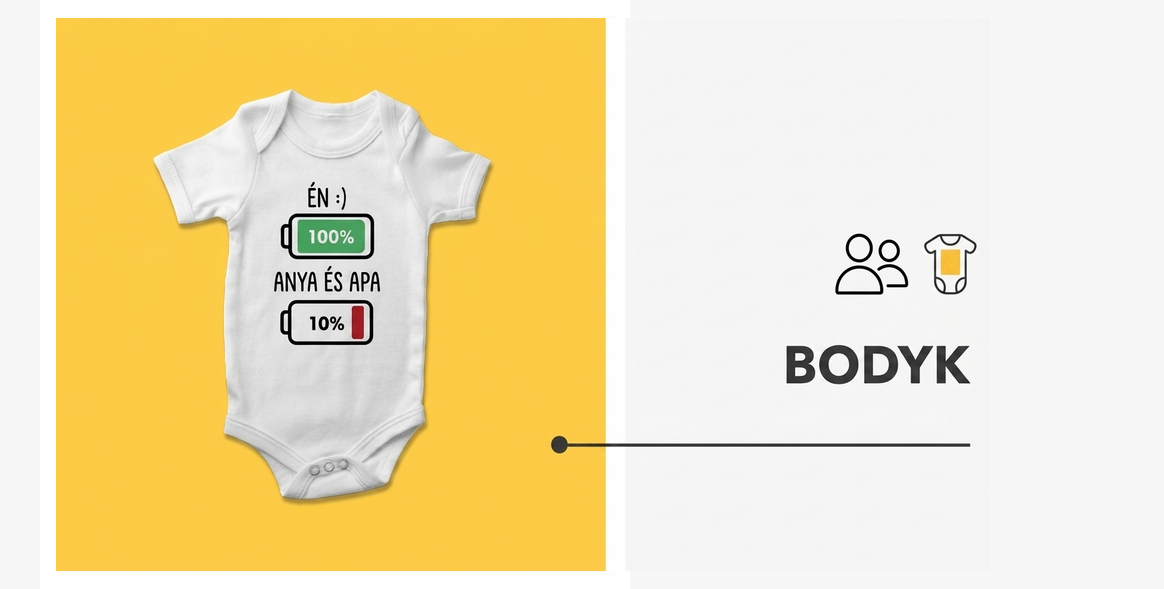 Személyre szabott bodyk gyerekeknek
