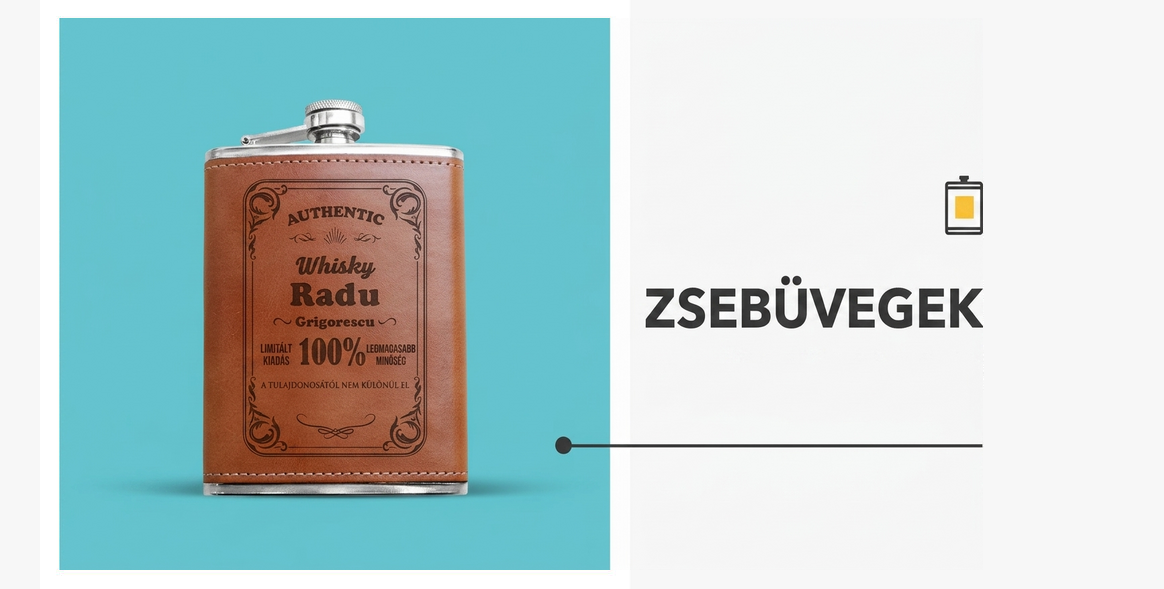 Személyre szabott zsebpalackok