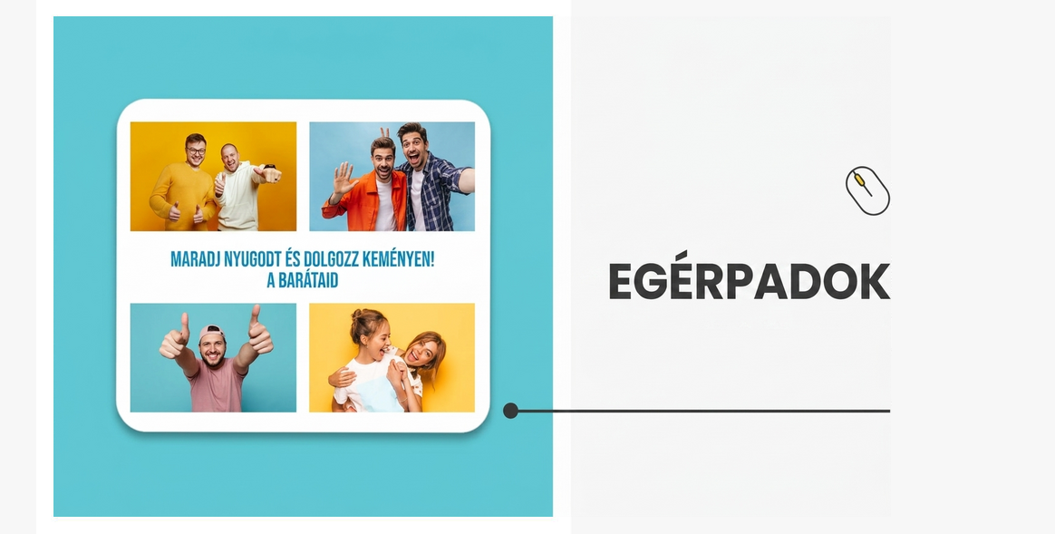 Személyre szabott egérpadok