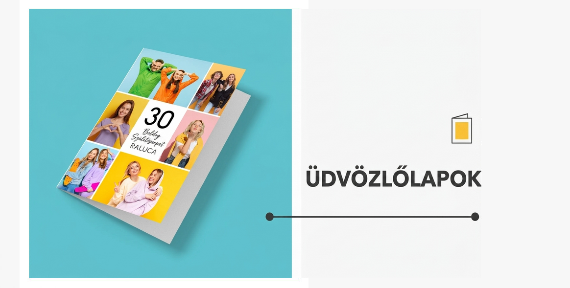 Minden személyre szabott üdvözlőkártya és kártya
