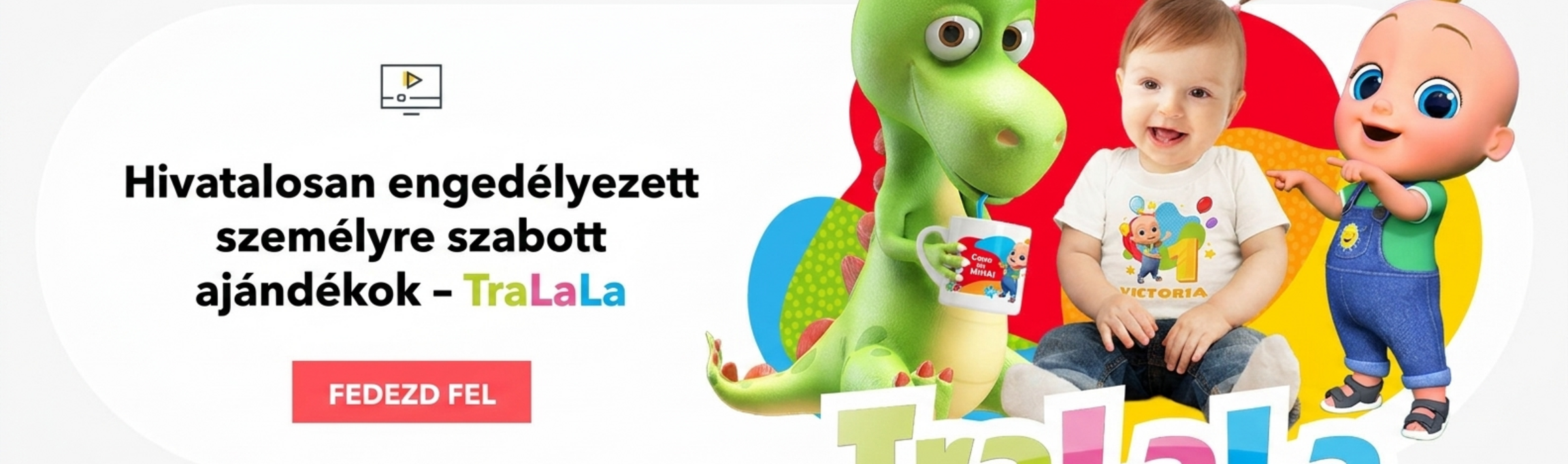 Hivatalos licenc alapján készült személyre szabott ajándékok - TraLaLa