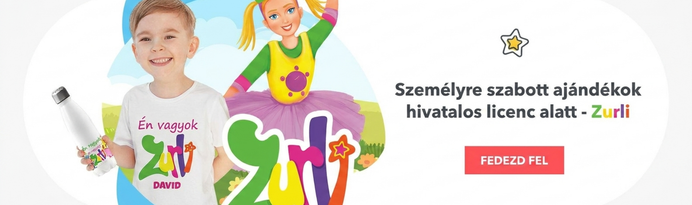 Hivatalos licenc alapján készült személyre szabott ajándékok – Zurli