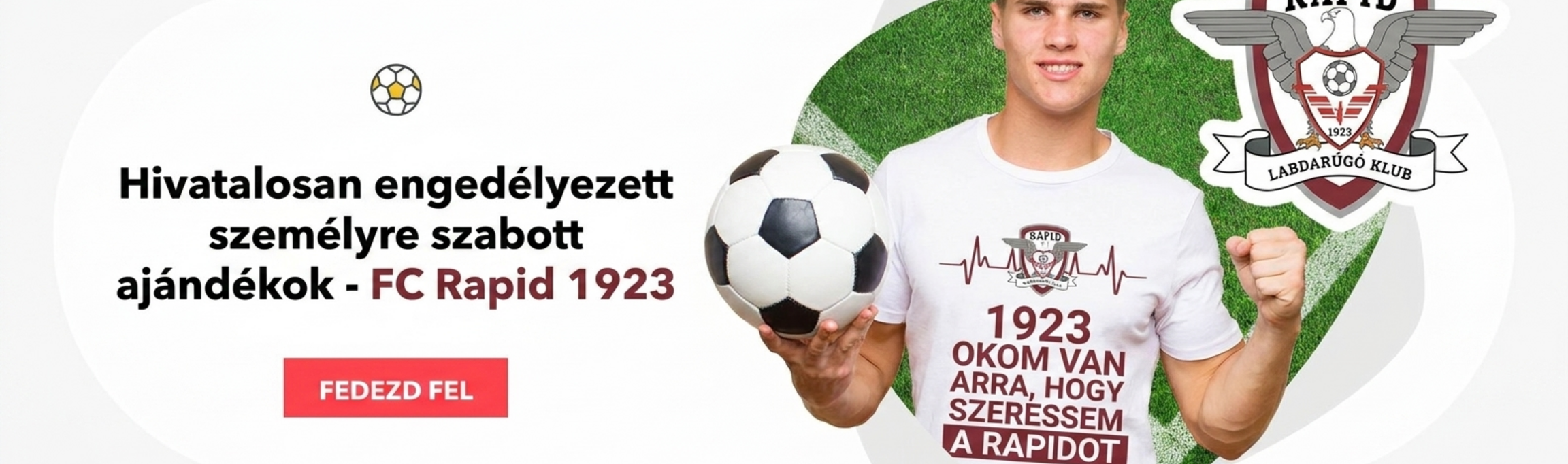 Hivatalos licenc alapján készült személyre szabott ajándékok – FC Rapid 1923 Bukarest
