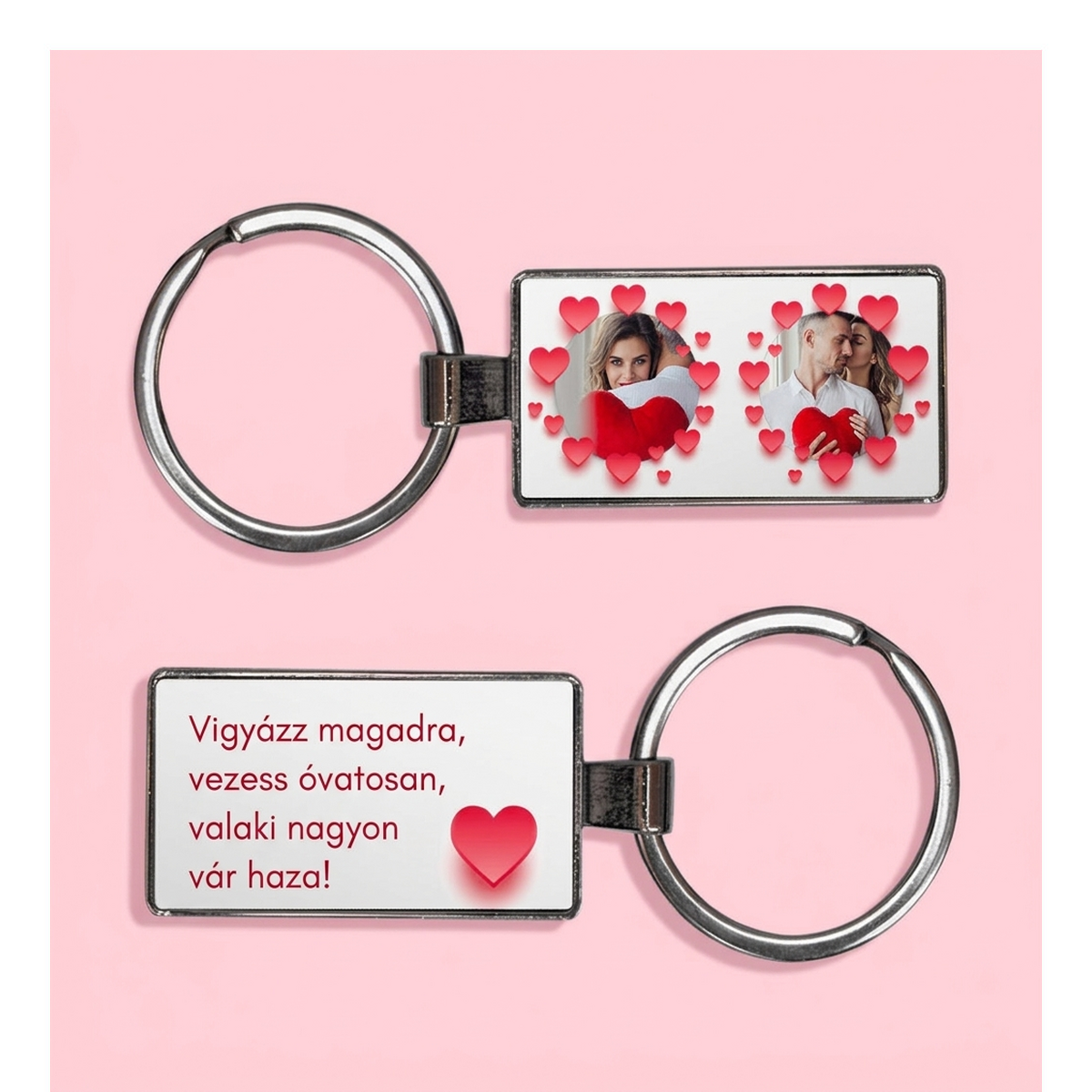 Személyre szabott Valentin-napi kulcstartók