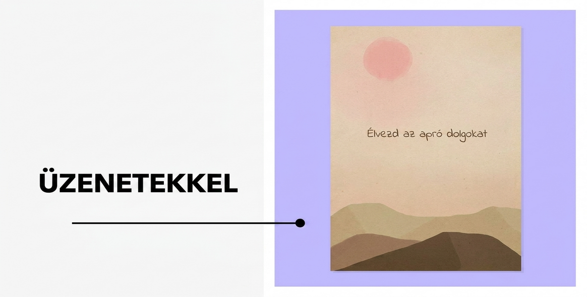 Poszterek - Üzenetekkel ellátott gyűjtemény