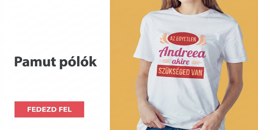 Egyedi pamut pólók