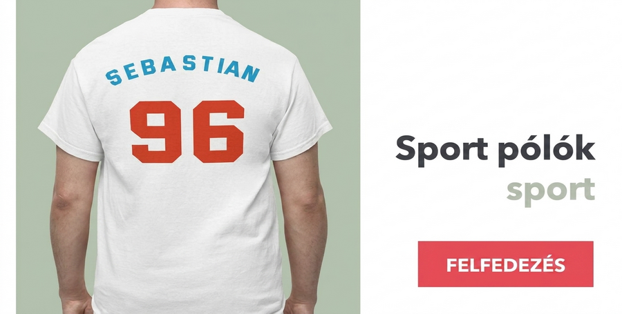 Személyre szabott sport pólók