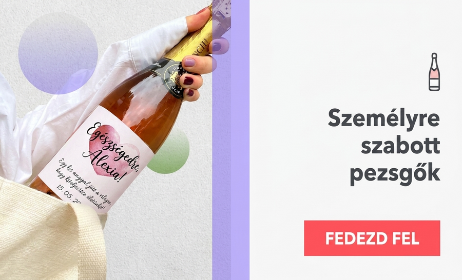 Személyre szabott pezsgők