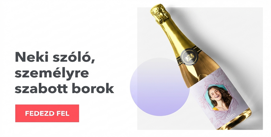 Személyre szabott borok neki