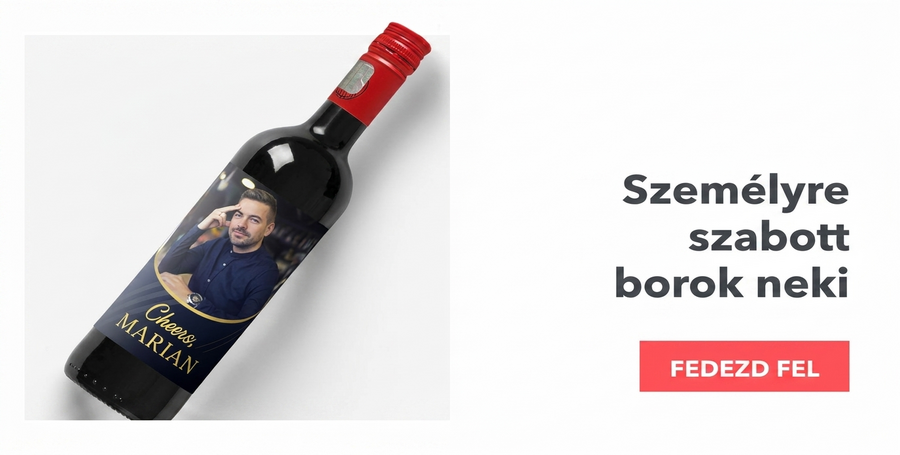 Személyre szabott borok neki