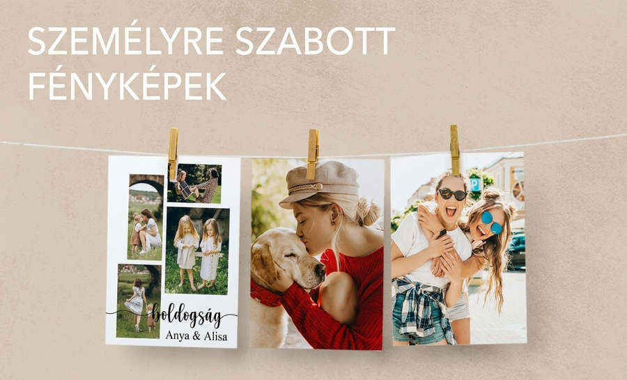 Személyre szabott fotók