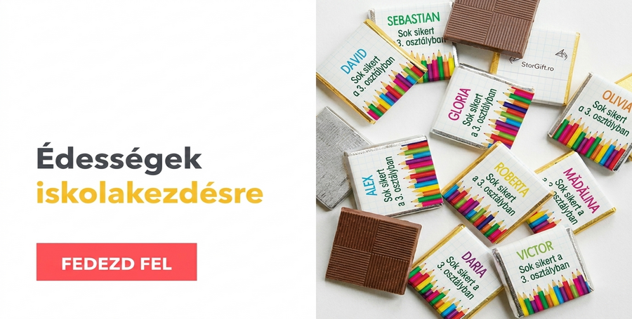 Vissza az iskolába édességek