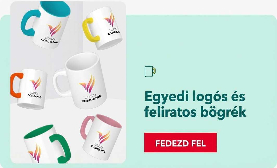Személyre szabott vállalati bögrék