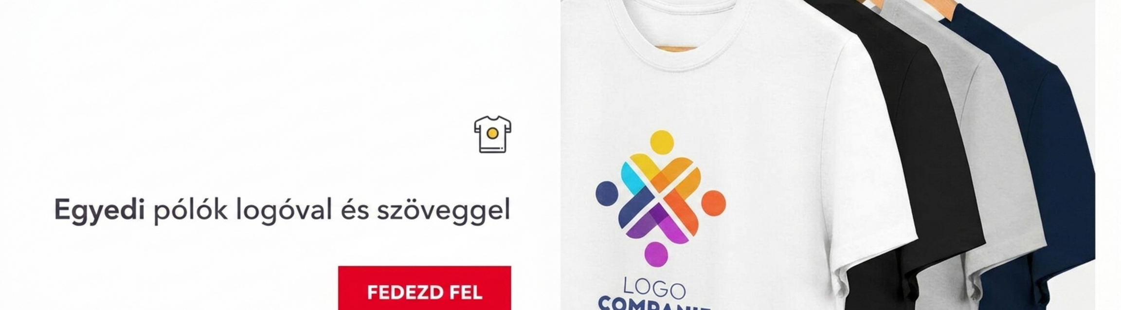 Egyedi pólók logóval