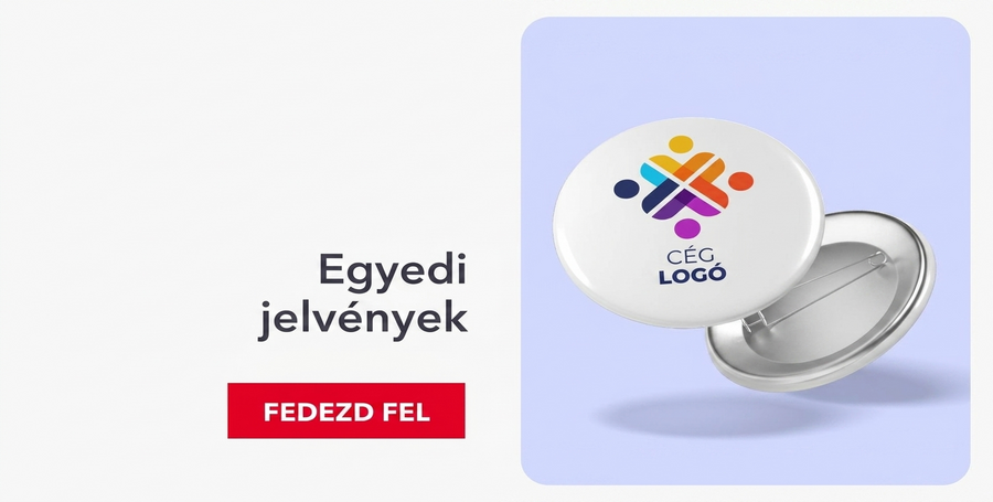 Személyre szabott vállalati jelvények