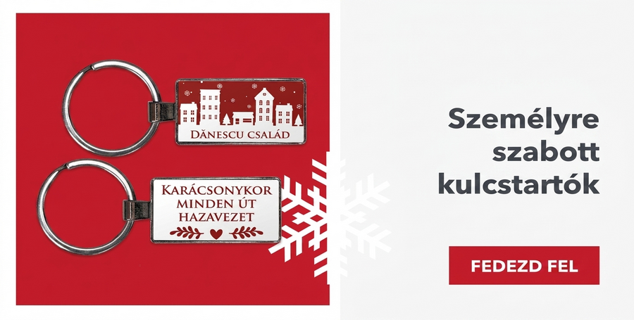 Személyre szabott kulcstartók