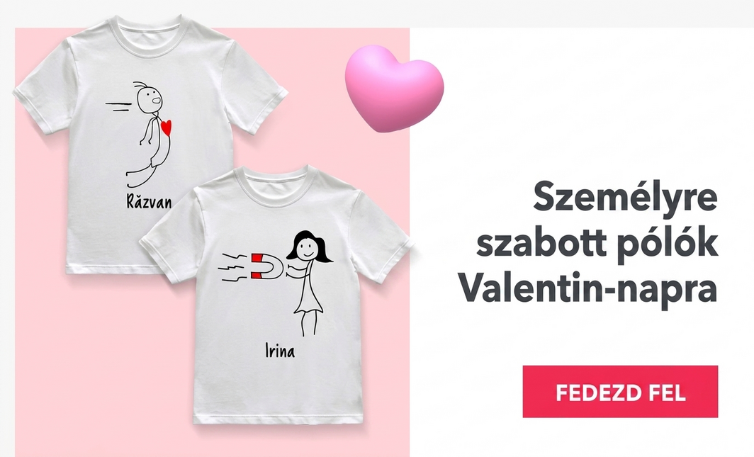 Valentin-napi pólók