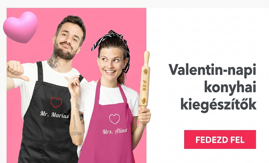 Valentin-napi konyhai kiegészítők