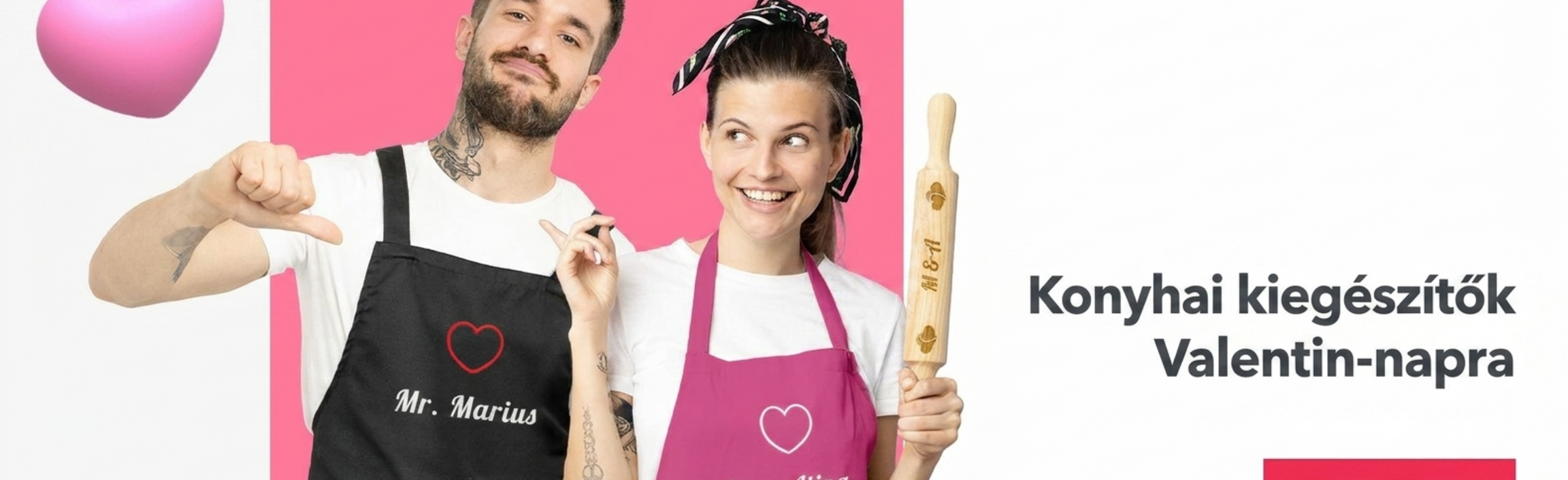 Valentin-napi konyhai kiegészítők