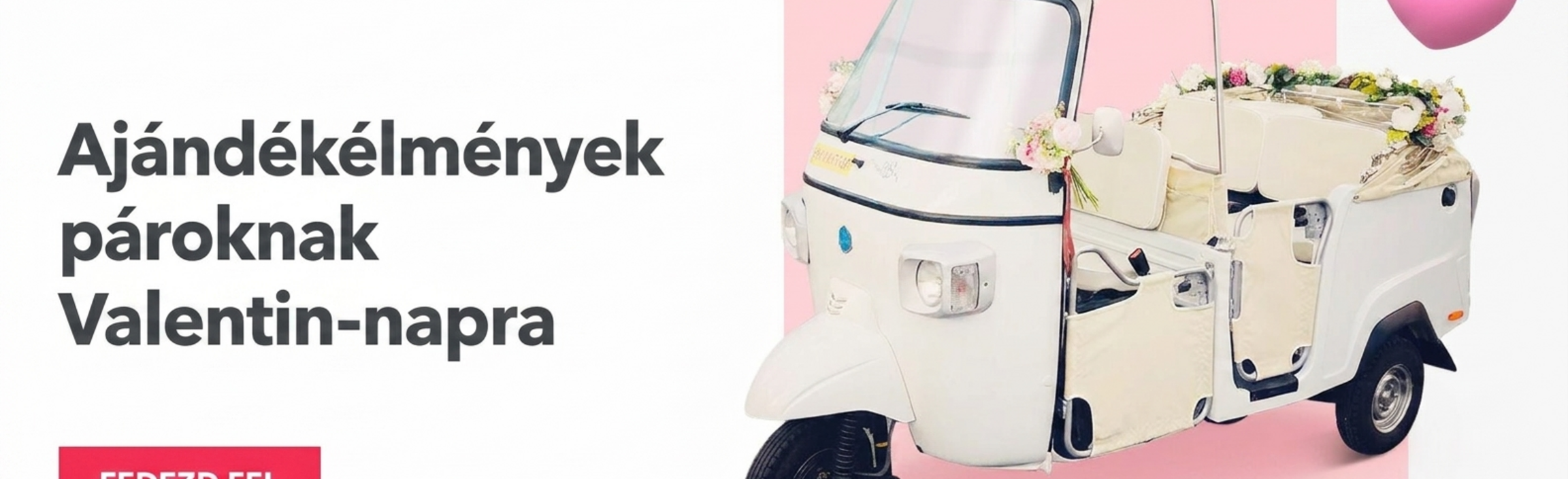 Valentin-napi ajándékélmények