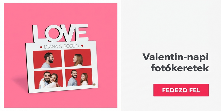 Fotókeretek Valentin-napra