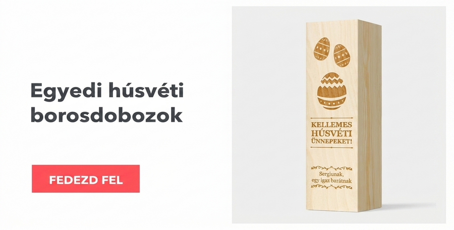 Személyre szabott borosdobozok húsvétra