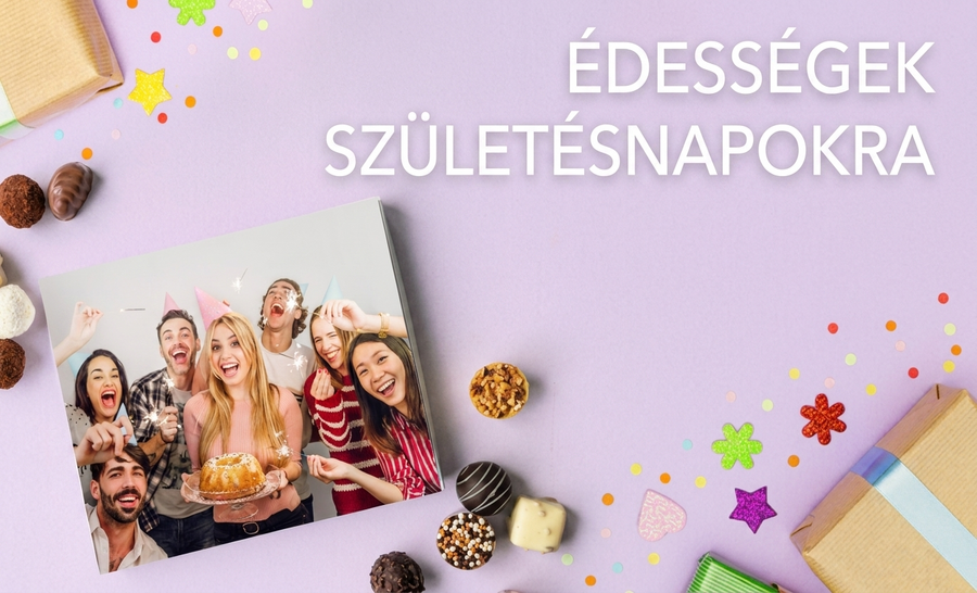 Személyre szabott édességek születésnapokra