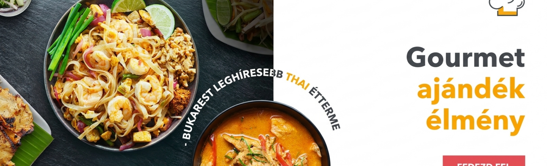 Gourmet élmény ajándék a Kunnai-ban - Exkluzív vacsora a leghíresebb thai étteremben