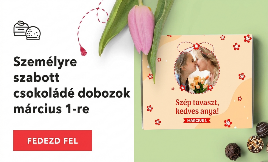 Személyre szabott csokoládés dobozok
