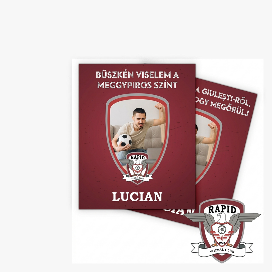 Hivatalos licenc alapján készült egyedi mágnesek – FC Rapid 1923